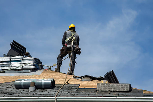 Professional Roofing technician working in Redkey, IN